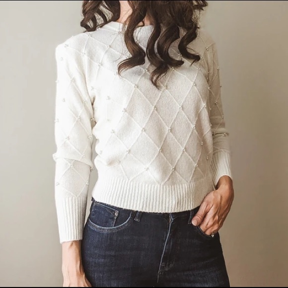 Black Tape Sweaters - NWOT! - Black Tape | Chantilly Pearl Sweater